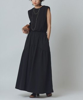 【ピエロ/Pierrot】 RASW タフタギャザードッキングワンピース人気、トレンドファッション・服の通販 founy(ファニー) ファッション Fashion レディースファッション Fashion for Women ワンピース Dresses 送料無料 Free Shipping カットソー Cut and Sewn Top タフタ Taffeta, Structured Fabric ノースリーブ Sleeveless, No-Sleeve バランス Balance, Style Balance プチプライス・低価格 Affordable / Budget Price ポケット Pocket, Pocket Detail リラックス Relax, Relaxed Fit エレガント 上品 Elegant |ID:prp329100004572067