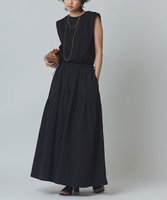 【ピエロ/Pierrot】のRASW タフタギャザードッキングワンピース 人気、トレンドファッション・服の通販 founy(ファニー) ファッション Fashion レディースファッション Fashion for Women ワンピース Dresses 送料無料 Free Shipping カットソー Cut and Sewn Top タフタ Taffeta, Structured Fabric ノースリーブ Sleeveless, No-Sleeve バランス Balance, Style Balance プチプライス・低価格 Affordable / Budget Price ポケット Pocket, Pocket Detail リラックス Relax, Relaxed Fit エレガント 上品 Elegant |ID:prp329100004572067