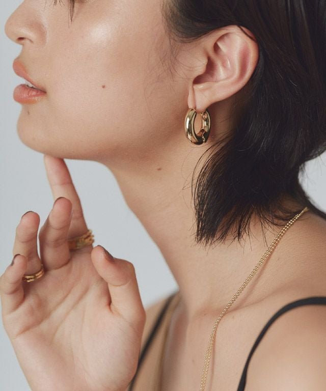 【ピエロ/Pierrot】のRASW ワンタッチフープピアス[Pierrot] インテリア・キッズ・メンズ・レディースファッション・服の通販 founy(ファニー) 　ファッション　Fashion　レディースファッション　Fashion for Women　アクセサリー　Fashion Accessories　シルバー　Silver, Metallic Silver　シンプル　Simple, Minimal　フープ　Hoop, Hoop Earrings　プチプライス・低価格　Affordable / Budget Price　ゴールド|ID: prp329100004572072 ipo3291000000036127177