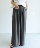 【ピエロ/Pierrot】の接触冷感リネンライクタックワイドパンツ 人気、トレンドファッション・服の通販 founy(ファニー) ファッション Fashion レディースファッション WOMEN パンツ Pants 送料無料 Free Shipping 2025年 2025 2025春夏・S/S Ss,Spring/Summer,2025 ギャザー Gather プチプライス・低価格 Affordable リラックス Relax ワイド Wide 夏 Summer thumbnail 150cm / 杢チャコール / PM|ID: prp329100004576860 ipo3291000000032415238
