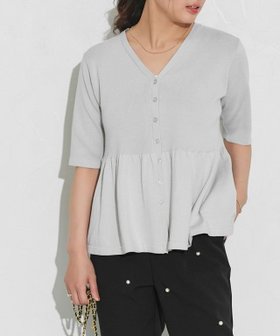【ピエロ/Pierrot】 ペプラムニットカーディガン人気、トレンドファッション・服の通販 founy(ファニー) ファッション Fashion レディースファッション WOMEN トップス・カットソー Tops/Tshirt ニット Knit Tops カーディガン Cardigans 2025年 2025 2025春夏・S/S Ss,Spring/Summer,2025 ギャザー Gather デコルテ Decolletage デニム Denim フレア Flare プチプライス・低価格 Affordable ボトム Bottom ビジネス 仕事 通勤 Business |ID:prp329100004580610