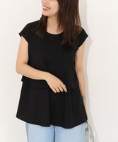 【ピエロ/Pierrot】のひんやりシルキーティアードフリルカットソー 人気、トレンドファッション・服の通販 founy(ファニー) ファッション Fashion レディースファッション WOMEN トップス・カットソー Tops/Tshirt カットソー Cut and Sewn 送料無料 Free Shipping 2025年 2025 2025春夏・S/S Ss,Spring/Summer,2025 カットソー Cut And Sew スリーブ Sleeve フレンチ French プチプライス・低価格 Affordable |ID:prp329100004584669