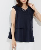 【ピエロ/Pierrot】のひんやりシルキーティアードフリルカットソー 167cm / ネイビー / M|ID: prp329100004584669 ipo3291000000036296350