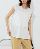 【ピエロ/Pierrot】のひんやりシルキーティアードフリルカットソー 167cm / オフホワイト / M|ID: prp329100004584669 ipo3291000000036296351