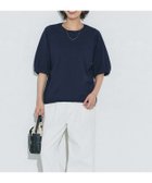 【ピエロ/Pierrot】の多機能ボリュームスリーブルーズニット【UVカット・接触冷感】 人気、トレンドファッション・服の通販 founy(ファニー) ファッション Fashion レディースファッション Ladies' Fashion Online トップス・カットソー Tops/Tshirt ニット Knit Tops ボリュームスリーブ / フリル袖 Volume Sleeve 送料無料 Free Shipping 2025年 2025 2025春夏・S/S Ss,Spring/Summer,2025 ウォッシャブル Washable シンプル Simple スリーブ Sleeve フェミニン Feminine プチプライス・低価格 Affordable ルーズ Loose エレガント 上品 Elegant 抗菌 Antibacterial thumbnail 167cm / ネイビー / M|ID: prp329100004586952 ipo3291000000032687751