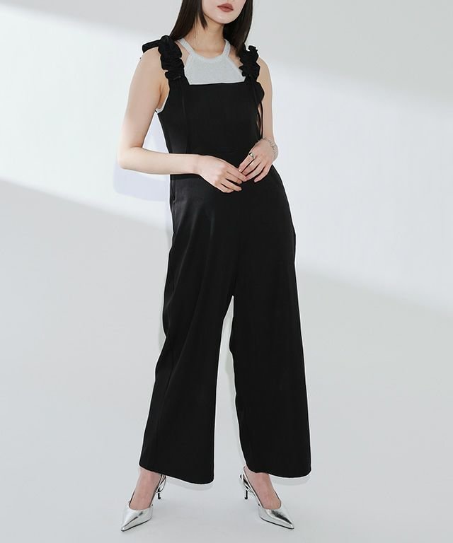 【ピエロ/Pierrot】のECLAM バックリボンデザインオールインワン インテリア・キッズ・メンズ・レディースファッション・服の通販 founy(ファニー) https://founy.com/ ファッション Fashion レディースファッション Ladies' Fashion Online ワンピース Dress オールインワン ワンピース All In One Dress 2025年 2025 2025春夏・S/S Ss,Spring/Summer,2025 キャミソール Camisole ショルダー Shoulder フリル Frills プチプライス・低価格 Affordable リボン Ribbon 冬 Winter 夏 Summer 春 Spring S/S・春夏 Ss・Spring/Summer 秋 Autumn/Fall |ID: prp329100004587749 ipo3291000000032538555