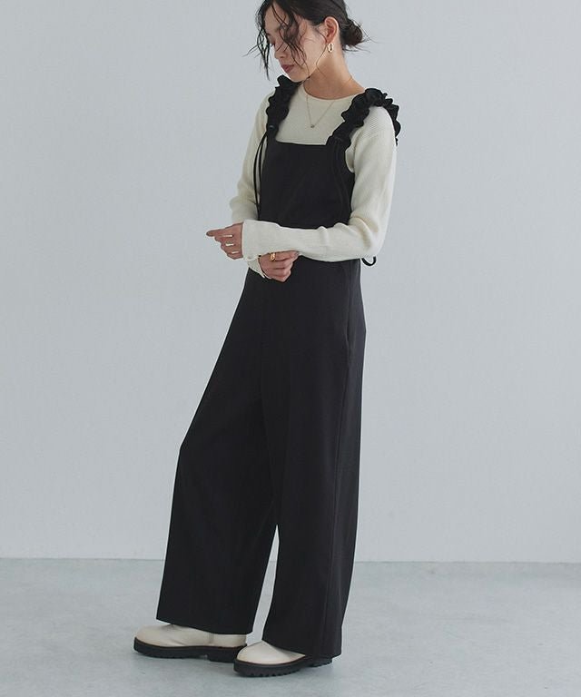 【ピエロ/Pierrot】のECLAM バックリボンデザインオールインワン インテリア・キッズ・メンズ・レディースファッション・服の通販 founy(ファニー) 　ファッション　Fashion　レディースファッション　Fashion for Women　ワンピース　Dresses　オールインワン・ワンピース　Dresses and Jumpsuits　キャミソール　Camisole, Spaghetti Strap Top　ショルダー　Shoulder, Shoulder Strap　フリル　Frill, Ruffle　プチプライス・低価格　Affordable / Budget Price　リボン　Ribbon, Bow　冬　Winter / This Winter　夏　Summer　春　Spring　S/S・春夏　SS, Spring/Summer, Warm Season　秋　Autumn　[ECLAM] バックリボンデザインオールインワン|ID: prp329100004587749 ipo3291000000036127203