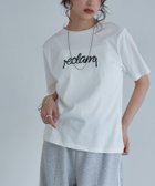 【ピエロ/Pierrot】のECLAM コード刺繍ロゴTシャツ 人気、トレンドファッション・服の通販 founy(ファニー) ファッション Fashion レディースファッション Fashion for Women トップス・カットソー Cut & Sew Tops シャツ・ブラウス・オフィスカジュアル Elegant Blouses & Button-Ups ロングTシャツ・Tシャツ Longline T-Shirts & Tees デニム Denim, Jeans Material プチプライス・低価格 Affordable / Budget Price ワイド Wide, Wide Fit エレガント 上品 Elegant 夏 Summer thumbnail [ECLAM] コード刺繍ロゴTシャツ|ID: prp329100004587758 ipo3291000000036127313