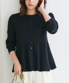 【ピエロ/Pierrot】のペプラムリブニットカーディガン 人気、トレンドファッション・服の通販 founy(ファニー) ファッション Fashion レディースファッション Ladies' Fashion Online トップス・カットソー Tops/Tshirt ニット Knit Tops カーディガン Cardigans シンプル Simple スリット Slit フェミニン Feminine フレア Flare プチプライス・低価格 Affordable ペプラム Peplum thumbnail ブラック|ID: prp329100004590746 ipo3291000000032576131