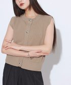 【ピエロ/Pierrot】のECLAM BIGボタンニットベスト 166cm / グレージュ / M|ID: prp329100004591497 ipo3291000000036257220