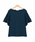 【ピエロ/Pierrot】の2typeデザインとろみ素材Tシャツ [Pierrot] 人気、トレンドファッション・服の通販 founy(ファニー) ファッション Fashion レディースファッション Ladies' Fashion Online トップス・カットソー Tops/Tshirt シャツ/ブラウス Shirts/Blouses ロング / Tシャツ T-Shirts ショルダー Shoulder スリーブ Sleeve とろみ Thickness デコルテ Decolletage ドロップ Drop フェミニン Feminine フレア Flare プチプライス・低価格 Affordable おすすめ Recommend エレガント 上品 Elegant thumbnail ネイビー|ID: prp329100004594437 ipo3291000000032637957