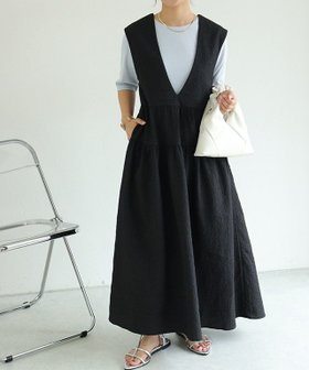 【ピエロ/Pierrot】 ふくれジャカードティアードジャンパースカート人気、トレンドファッション・服の通販 founy(ファニー) ファッション Fashion レディースファッション Ladies' Fashion Online スカート Skirt 送料無料 Free Shipping 2025年 2025 2025春夏・S/S Ss,Spring/Summer,2025 ジャカード Jacquard プチプライス・低価格 Affordable |ID:prp329100004598595