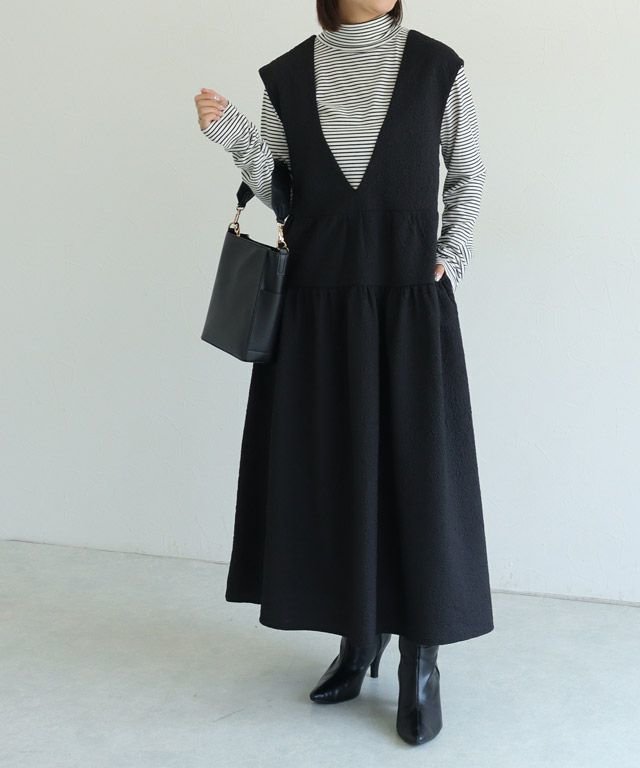 【ピエロ/Pierrot】のふくれジャカードティアードジャンパースカート インテリア・キッズ・メンズ・レディースファッション・服の通販 founy(ファニー) https://founy.com/ ファッション Fashion レディースファッション Fashion for Women スカート Skirts 送料無料 Free Shipping ジャカード/ジャガード Jacquard, Woven Pattern プチプライス・低価格 Affordable / Budget Price |ID: prp329100004598595 ipo3291000000034296842