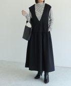 【ピエロ/Pierrot】のふくれジャカードティアードジャンパースカート 150cm / ブラック / PM|ID: prp329100004598595 ipo3291000000036127498