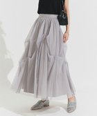 【ピエロ/Pierrot】のECLAM タックデザインチュールスカート 人気、トレンドファッション・服の通販 founy(ファニー) ファッション Fashion レディースファッション Fashion for Women スカート Skirts 送料無料 Free Shipping 2025年 2025 2025春夏・S/S Spring/Summer 2025 SS25 エアリー Airy Texture コンパクト Compact, Small Size チュール Tulip, Tulip Motif プチプライス・低価格 Affordable / Budget Price thumbnail タックデザインチュールスカート|ID: prp329100004602052 ipo3291000000032720735