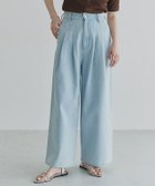 【ピエロ/Pierrot】のECLAM タックデザインデニムパンツ 人気、トレンドファッション・服の通販 founy(ファニー) ファッション Fashion レディースファッション Fashion for Women パンツ Pants & Trousers デニムパンツ・ジーンズ・美脚デニム Denim Jeans & Pants 送料無料 Free Shipping 2025年 2025 2025春夏・S/S Spring/Summer 2025 SS25 トレンド Trend, Trending Now フロント Front, Front Design プチプライス・低価格 Affordable / Budget Price リラックス Relax, Relaxed Fit ワイド Wide, Wide Fit thumbnail [ECLAM] タックデザインデニムパンツ|ID: prp329100004602054 ipo3291000000032720757