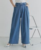 【ピエロ/Pierrot】のECLAM タックデザインデニムパンツ 166cm / ブルー / M|ID: prp329100004602054 ipo3291000000036257091