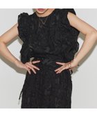 【ピエロ/Pierrot】のECLAM フリンジジャカードフリルべスト [ECLAM] フリンジジャカードフリルべスト|ID:prp329100004602056