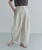 【ピエロ/Pierrot】のECLAM サイドタックコクーンパンツ 166cm / ライトベージュ / M|ID: prp329100004602062 ipo3291000000032720797