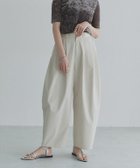 【ピエロ/Pierrot】のECLAM サイドタックコクーンパンツ 166cm / ライトベージュ / M|ID: prp329100004602062 ipo3291000000033592834