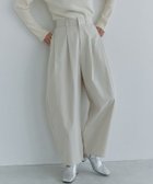 【ピエロ/Pierrot】のECLAM サイドタックコクーンパンツ 163cm / ライトベージュ / M|ID: prp329100004602062 ipo3291000000035621334