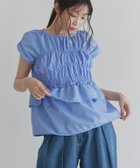 【ピエロ/Pierrot】のECLAM シャーリングデザインブラウス [ECLAM] シャーリングデザインブラウス|ID:prp329100004602063