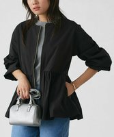 【ピエロ/Pierrot】のヘムフレアノーカラーブルゾン 人気、トレンドファッション・服の通販 founy(ファニー) ファッション Fashion レディースファッション Fashion for Women アウター Coat / Outerwear Collection レディースジャケット・軽アウター Jackets ブルゾンジャケット・スポーティアウター Blouson Jackets 2025年 2025 2025春夏・S/S Spring/Summer 2025 SS25 インナー Innerwear シンプル Simple, Minimal フェミニン Feminine, Girly フレア Flare, Flared ブルゾン Blouson, Bomber Jacket プチプライス・低価格 Affordable / Budget Price 人気 Popular, Best Seller |ID:prp329100004609314
