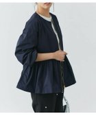 【ピエロ/Pierrot】のヘムフレアノーカラーブルゾン 人気、トレンドファッション・服の通販 founy(ファニー) ファッション Fashion レディースファッション Fashion for Women アウター Coat / Outerwear Collection レディースジャケット・軽アウター Jackets ブルゾンジャケット・スポーティアウター Blouson Jackets 2025年 2025 2025春夏・S/S Spring/Summer 2025 SS25 インナー Innerwear シンプル Simple, Minimal フェミニン Feminine, Girly フレア Flare, Flared ブルゾン Blouson, Bomber Jacket プチプライス・低価格 Affordable / Budget Price 人気 Popular, Best Seller thumbnail 167cm / ネイビー / M|ID: prp329100004609314 ipo3291000000032969760