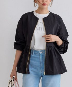 【ピエロ/Pierrot】のヘムフレアノーカラーブルゾン 人気、トレンドファッション・服の通販 founy(ファニー) ファッション Fashion レディースファッション Fashion for Women アウター Coat / Outerwear Collection レディースジャケット・軽アウター Jackets ブルゾンジャケット・スポーティアウター Blouson Jackets 送料無料 Free Shipping インナー Innerwear シンプル Simple, Minimal フェミニン Feminine, Girly フレア Flare, Flared ブルゾン Blouson, Bomber Jacket プチプライス・低価格 Affordable / Budget Price 人気 Popular, Best Seller |ID:prp329100004609314