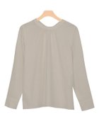 【ピエロ/Pierrot】の2wayハイネックリボンブラウス 人気、トレンドファッション・服の通販 founy(ファニー) ファッション Fashion レディースファッション Fashion for Women トップス・カットソー Cut & Sew Tops シャツ・ブラウス・オフィスカジュアル Elegant Blouses & Button-Ups カフス Cuff Design シンプル Simple, Minimal スリーブ Sleeve, Long Sleeve / Short Sleeve ドット Polka Dot, Dot Pattern フェミニン Feminine, Girly プチプライス・低価格 Affordable / Budget Price リボン Ribbon, Bow 無地 Plain, Solid Color thumbnail 無地/グレージュ|ID: prp329100004610064 ipo3291000000032979485