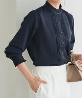 【ピエロ/Pierrot】のフリルネックピンタックブラウス 人気、トレンドファッション・服の通販 founy(ファニー) ファッション Fashion レディースファッション Fashion for Women トップス・カットソー Cut & Sew Tops シャツ・ブラウス・オフィスカジュアル Elegant Blouses & Button-Ups インナー Innerwear ドット Polka Dot, Dot Pattern フリル Frill, Ruffle プチプライス・低価格 Affordable / Budget Price ロング Long, Long-Length エレガント 上品 Elegant 無地 Plain, Solid Color |ID:prp329100004610851
