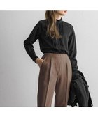 【ピエロ/Pierrot】のフリルネックピンタックブラウス 人気、トレンドファッション・服の通販 founy(ファニー) ファッション Fashion レディースファッション Fashion for Women トップス・カットソー Cut & Sew Tops シャツ・ブラウス・オフィスカジュアル Elegant Blouses & Button-Ups インナー Innerwear ドット Polka Dot, Dot Pattern フリル Frill, Ruffle プチプライス・低価格 Affordable / Budget Price ロング Long, Long-Length エレガント 上品 Elegant 無地 Plain, Solid Color thumbnail ブラック|ID: prp329100004610851 ipo3291000000032992302