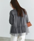 【ピエロ/Pierrot】のティアードチュールドッキングプルオーバー 人気、トレンドファッション・服の通販 founy(ファニー) ファッション Fashion レディースファッション Fashion for Women トップス・カットソー Cut & Sew Tops カジュアルプルオーバー・ニットトップス Pullovers & Knit Tops / Casual Pullovers 2025年 2025 2025春夏・S/S Spring/Summer 2025 SS25 シンプル Simple, Minimal チュール Tulip, Tulip Motif ドッキング Docking, Mixed Material プチプライス・低価格 Affordable / Budget Price thumbnail 166cm / チャコール / M|ID: prp329100004611699 ipo3291000000033003915