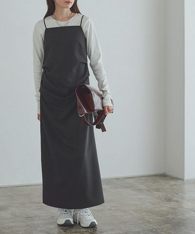 【ピエロ/Pierrot】のRASW ドレープタックキャミワンピース インテリア・キッズ・メンズ・レディースファッション・服の通販 founy(ファニー) https://founy.com/ ファッション Fashion レディースファッション Fashion for Women ワンピース Dresses キャミソールワンピース Camisole Dresses シンプル Simple, Minimal ツイル Twist, Twisted Detail ドレープ Drape, Draping Fabric プチプライス・低価格 Affordable / Budget Price ラップ Wrap, Wrap Design |ID: prp329100004620387 ipo3291000000036127554