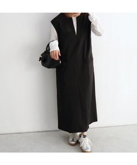 【ピエロ/Pierrot】のキーネックシンプルジャンパースカート 人気、トレンドファッション・服の通販 founy(ファニー) ファッション Fashion レディースファッション Fashion for Women スカート Skirts エレガント 上品 Elegant シンプル Simple, Minimal ストレッチ Stretch, Stretchy Fabric プチプライス・低価格 Affordable / Budget Price |ID:prp329100004626683