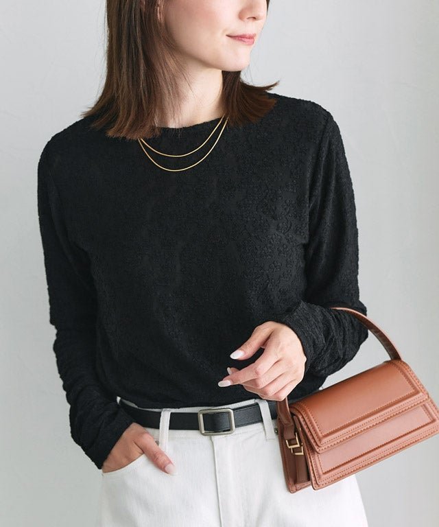 【ピエロ/Pierrot】の柄が選べるロングスリーブシアーカットソー インテリア・キッズ・メンズ・レディースファッション・服の通販 founy(ファニー) https://founy.com/ ファッション Fashion レディースファッション Fashion for Women トップス・カットソー Cut & Sew Tops カットソー・ベーシックTシャツ Cut-and-Sewn Tops / Stretch Tees & Basics シアー Sheer, See-Through スリーブ Sleeve, Long Sleeve / Short Sleeve ドット Polka Dot, Dot Pattern プチプライス・低価格 Affordable / Budget Price レース Lace, Lace Fabric ロング Long, Long-Length エレガント 上品 Elegant |ID: prp329100004626684 ipo3291000000036296418