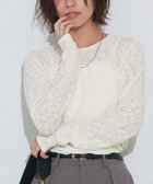 【ピエロ/Pierrot】の柄が選べるロングスリーブシアーカットソー 167cm / レース / アイボリー / M|ID: prp329100004626684 ipo3291000000036296420