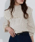 【ピエロ/Pierrot】のシャーリングフリルブラウス 人気、トレンドファッション・服の通販 founy(ファニー) ファッション Fashion レディースファッション Fashion for Women トップス・カットソー Cut & Sew Tops シャツ・ブラウス・オフィスカジュアル Elegant Blouses & Button-Ups おすすめ Recommended / Our Picks インナー Innerwear シャーリング Shirring, Ruched ジャケット Jacket, Outerwear フェミニン Feminine, Girly フリル Frill, Ruffle プチプライス・低価格 Affordable / Budget Price エレガント 上品 Elegant thumbnail シャーリングフリルブラウス【Pierrot】|ID: prp329100004630288 ipo3291000000033302549