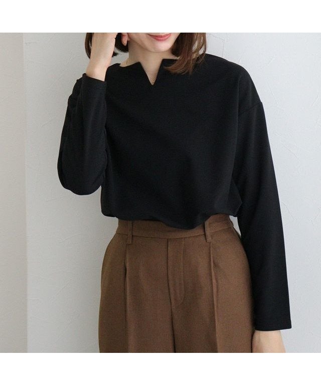 【ピエロ/Pierrot】の2way裏微起毛ロングスリーブTシャツ 人気、トレンドファッション・服の通販 founy(ファニー) ファッション Fashion レディースファッション Fashion for Women トップス・カットソー Cut & Sew Tops シャツ・ブラウス・オフィスカジュアル Elegant Blouses & Button-Ups ロングTシャツ・Tシャツ Longline T-Shirts & Tees おすすめ Recommended / Our Picks シンプル Simple, Minimal スリーブ Sleeve, Long Sleeve / Short Sleeve プチプライス・低価格 Affordable / Budget Price ベスト Vest, Waistcoat ロング Long, Long-Length エレガント 上品 Elegant other-1|ID: prp329100004631822 ipo3291000000033332798