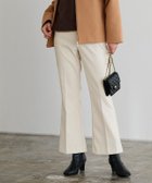 【ピエロ/Pierrot】の【アウトレットSALE!】ウールタッチセミフレアパンツ アイボリー|ID: prp329100004631828 ipo3291000000033332840