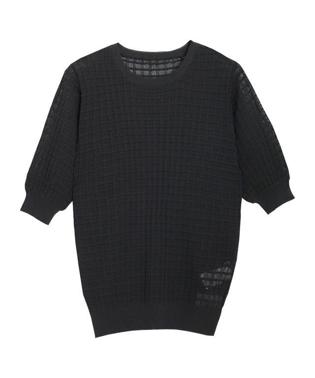 【ピエロ/Pierrot】のシアーチェックニット インテリア・キッズ・メンズ・レディースファッション・服の通販 founy(ファニー) https://founy.com/ ファッション Fashion レディースファッション Fashion for Women トップス・カットソー Cut & Sew Tops ニット Knit Tops & Sweaters インナー Innerwear サマー Summer, Summer Style シアー Sheer, See-Through スリーブ Sleeve, Long Sleeve / Short Sleeve チェック Check, Plaid, Tartan プチプライス・低価格 Affordable / Budget Price |ID: prp329100004631832 ipo3291000000033332860