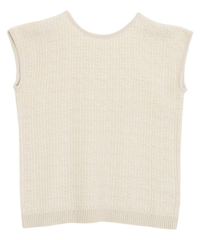 【ピエロ/Pierrot】の2way柄編みニット インテリア・キッズ・メンズ・レディースファッション・服の通販 founy(ファニー) 　ファッション　Fashion　レディースファッション　Fashion for Women　トップス・カットソー　Cut & Sew Tops　ニット　Knit Tops & Sweaters　おすすめ　Recommended / Our Picks　シンプル　Simple, Minimal　プチプライス・低価格　Affordable / Budget Price　夏　Summer　ライトベージュ|ID: prp329100004631850 ipo3291000000033332974