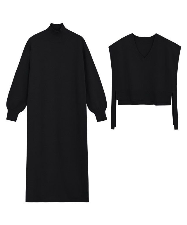 【ピエロ/Pierrot】のVネックベスト×ワンピースセットアップ インテリア・キッズ・メンズ・レディースファッション・服の通販 founy(ファニー) https://founy.com/ ファッション Fashion レディースファッション Fashion for Women アウター Coat / Outerwear Collection スーツ Business Suits & Workwear スーツセット・2点セット・レディーススーツ Suit Sets / 2-Piece Suits / Office Suit Sets スーツ Suit, Formalwear セットアップ Set-Up, Coordinated Outfit トレンド Trend, Trending Now ハイネック High Neck, Mock Neck プチプライス・低価格 Affordable / Budget Price ベスト Vest, Waistcoat |ID: prp329100004631900 ipo3291000000033333278