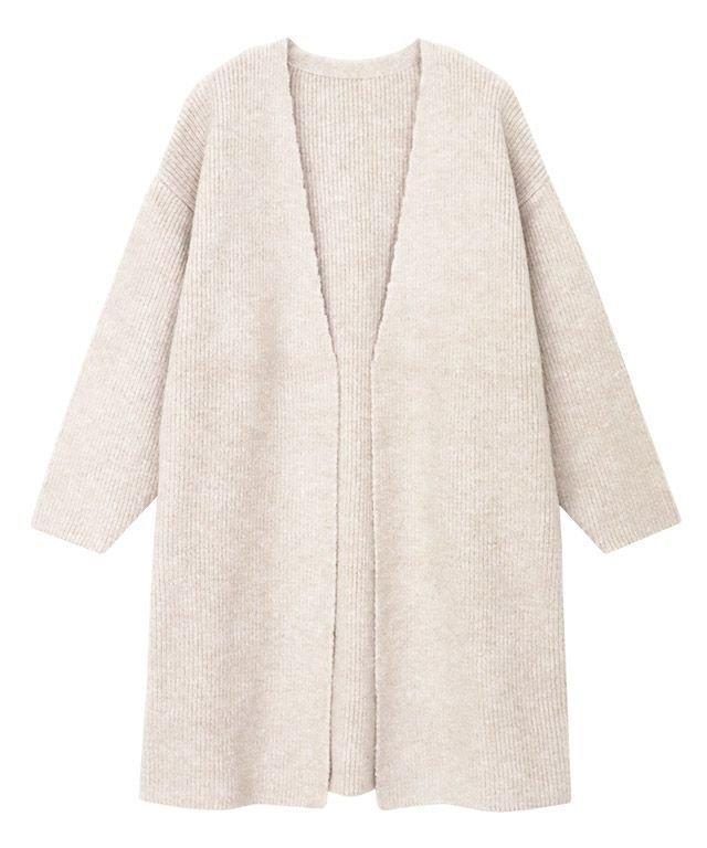 【ピエロ/Pierrot】のトッパーニットコーディガン インテリア・キッズ・メンズ・レディースファッション・服の通販 founy(ファニー) 　ファッション　Fashion　レディースファッション　Fashion for Women　トップス・カットソー　Cut & Sew Tops　ニット　Knit Tops & Sweaters　送料無料　Free Shipping　インナー　Innerwear　コーディガン　Coatigan, Knit Coat　ショルダー　Shoulder, Shoulder Strap　トッパー　Topper, Light Cardigan　ドロップ　Drop Shoulder, Dropped Style　プチプライス・低価格　Affordable / Budget Price　ボトム　Bottoms, Lower Wear　ルーズ　Loose, Oversized　オートミール|ID: prp329100004631901 ipo3291000000033333286
