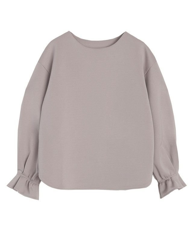 【ピエロ/Pierrot】のダンボールキャンディスリーブプルオーバー インテリア・キッズ・メンズ・レディースファッション・服の通販 founy(ファニー) 　ファッション　Fashion　レディースファッション　Fashion for Women　トップス・カットソー　Cut & Sew Tops　カジュアルプルオーバー・ニットトップス　Pullovers & Knit Tops / Casual Pullovers　カットソー　Cut and Sewn Top　シンプル　Simple, Minimal　スリーブ　Sleeve, Long Sleeve / Short Sleeve　フェミニン　Feminine, Girly　プチプライス・低価格　Affordable / Budget Price　エレガント 上品　Elegant　グレージュ|ID: prp329100004631905 ipo3291000000033333315