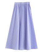 【ピエロ/Pierrot】のストライプギャザースカート ライトブルー|ID: prp329100004631915 ipo3291000000033333388