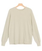 【ピエロ/Pierrot】の【アウトレットSALE!】バックプリーツニットプルオーバー アイボリー|ID: prp329100004631940 ipo3291000000033333537
