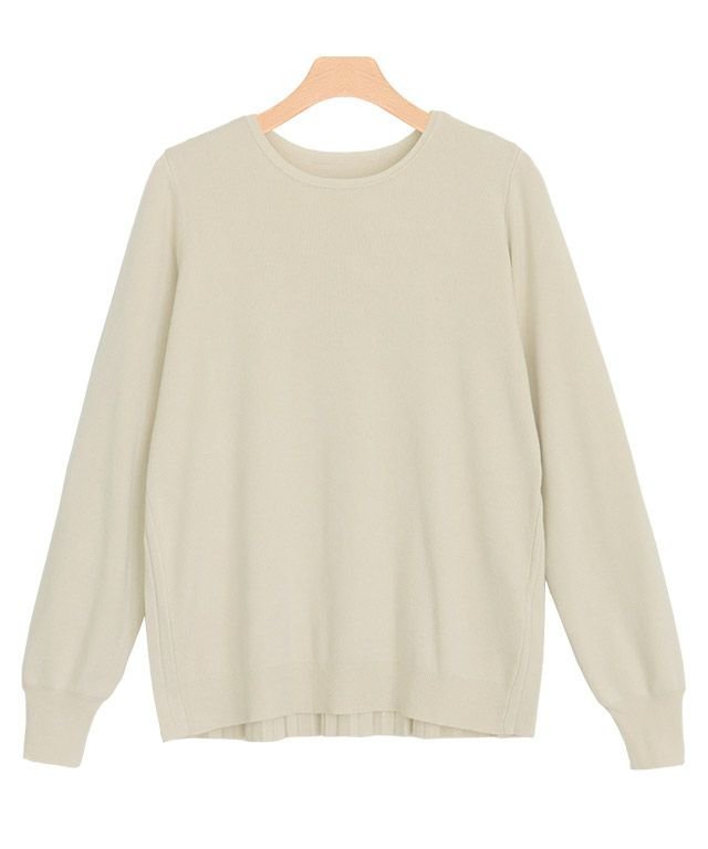 【ピエロ/Pierrot】の【アウトレットSALE!】バックプリーツニットプルオーバー インテリア・キッズ・メンズ・レディースファッション・服の通販 founy(ファニー) 　ファッション　Fashion　レディースファッション　Fashion for Women　トップス・カットソー　Cut & Sew Tops　ニット　Knit Tops & Sweaters　カジュアルプルオーバー・ニットトップス　Pullovers & Knit Tops / Casual Pullovers　アウトレット　Outlet / Clearance　シルク　Silk, 100% Silk　シンプル　Simple, Minimal　プチプライス・低価格　Affordable / Budget Price　エレガント 上品　Elegant　アイボリー|ID: prp329100004631940 ipo3291000000033333537
