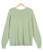 【ピエロ/Pierrot】の【アウトレットSALE!】バックプリーツニットプルオーバー ペールミント|ID: prp329100004631940 ipo3291000000033333538