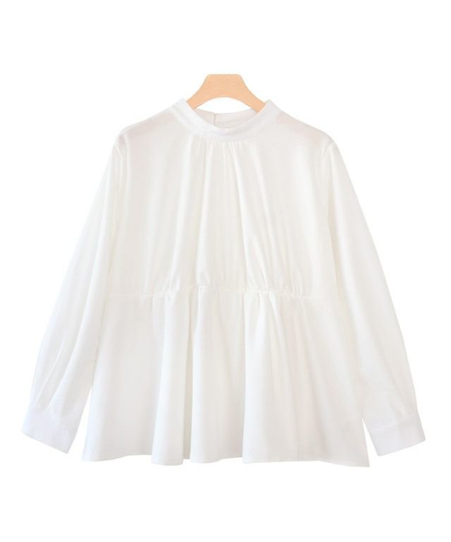 【ピエロ/Pierrot】のハイネックギャザーTブラウス インテリア・キッズ・メンズ・レディースファッション・服の通販 founy(ファニー) ファッション Fashion レディースファッション Fashion for Women トップス・カットソー Cut & Sew Tops シャツ・ブラウス・オフィスカジュアル Elegant Blouses & Button-Ups カットソー Cut and Sewn Top ギャザー Gathered, Ruffled ジョーゼット Georgette, Semi-Sheer Fabric ハイネック High Neck, Mock Neck プチプライス・低価格 Affordable / Budget Price オフホワイト|ID: prp329100004631943 ipo3291000000033333556